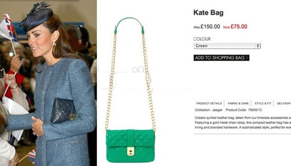 Chiếc túi xách đeo chéo nữ mà công nương Kate Middleton