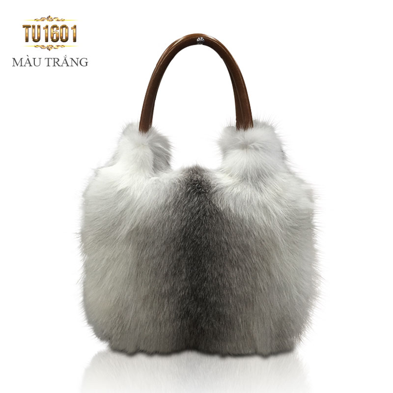  Mẫu túi xách lông thú NK cao cấp thiết kế sang trọng, thể hiện sự đẳng cấp của phái đẹp TU1601; Giá: 4.160.000đ