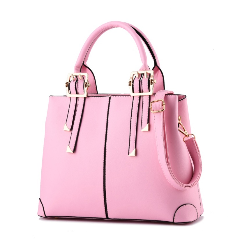 Túi xách nữ da Pu thời trang TU1500 màu hồng